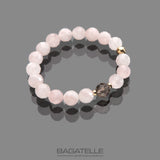 Розовый и Дымчатый Кварц | 14KGoldF