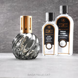 ЛАМПА - СПИРАЛЬНОЕ СТЕКЛО (СЕРЫЙ)