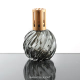 ЛАМПА - СПИРАЛЬНОЕ СТЕКЛО (СЕРЫЙ)