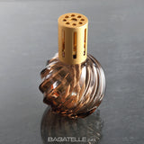 ЛАМПА - СПИРАЛЬНОЕ СТЕКЛО (ЯНТАРЬ)