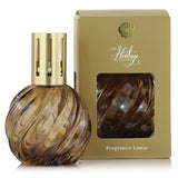 ЛАМПА - СПИРАЛЬНОЕ СТЕКЛО (ЯНТАРЬ)