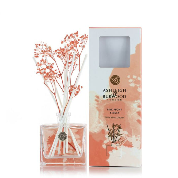 FLORAL REED DIFFUSER - Pink Peony & Musk