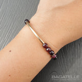 Fine Garnet bracelet | 14KGoldF