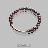 Fine Garnet bracelet | 14KGoldF